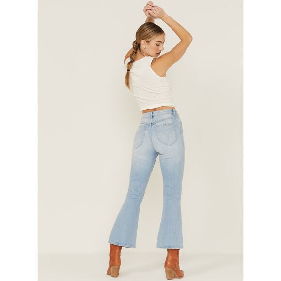 Rolla’s Dusters Slim Bootcut Crop Organic Cotton Jeans Women’s Size 25 - Picture 10 of 10